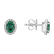 Náušnice s diamanty a smaragdem Princess3