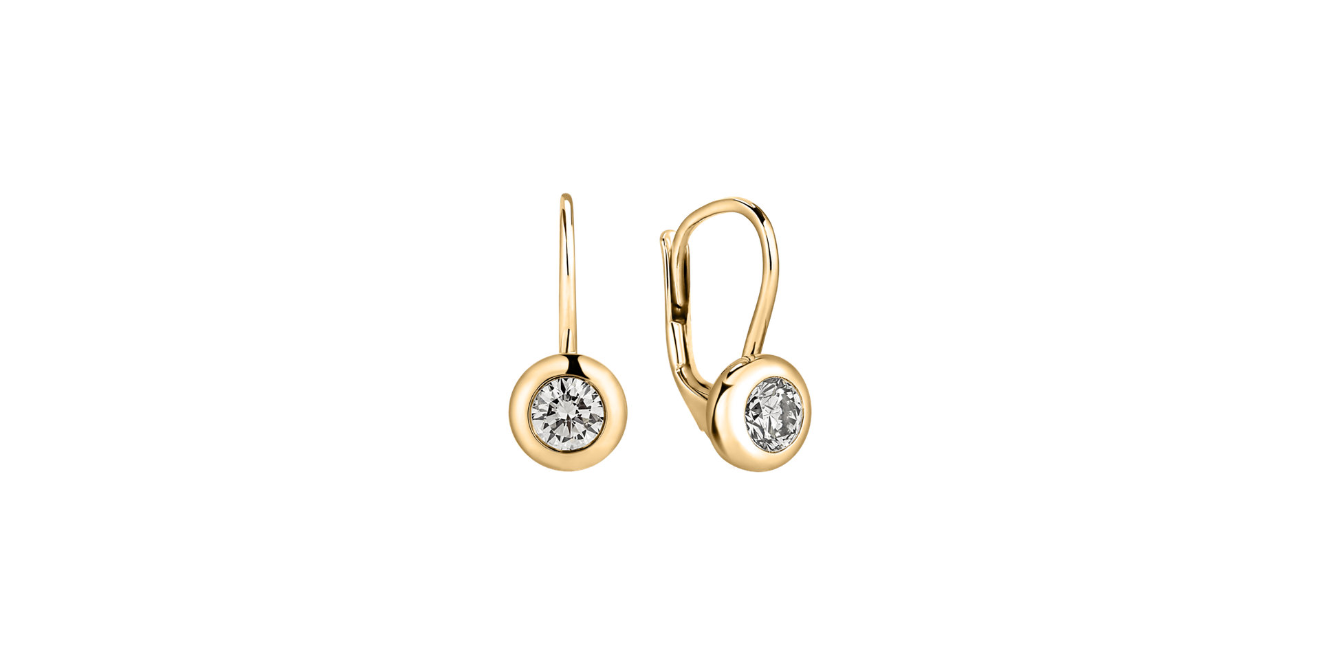 Náušnice s diamantem Sparkling Dots