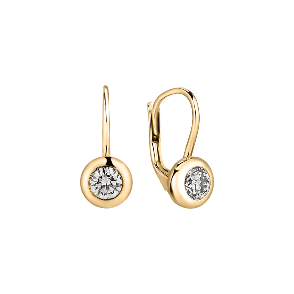 Náušnice s diamantem Sparkling Dots
