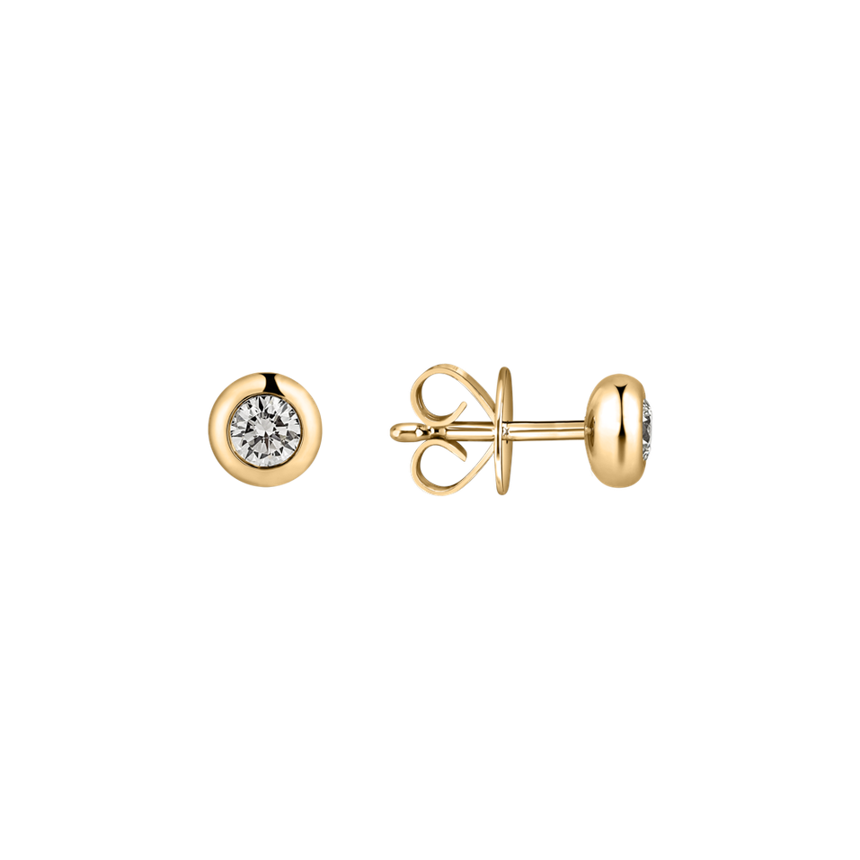 Náušnice s diamantem Sparkling Drops