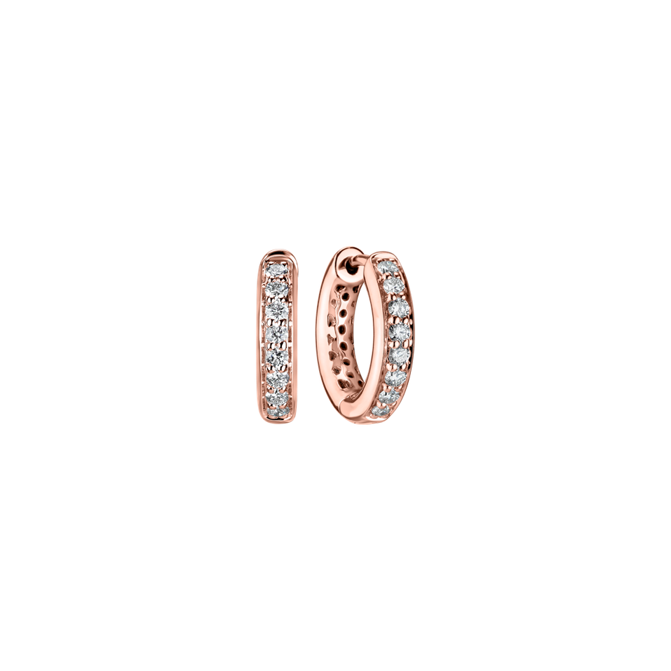 Náušnice s diamanty Midnight Wonder