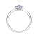 Prsten s diamanty a tanzanitem Princess3