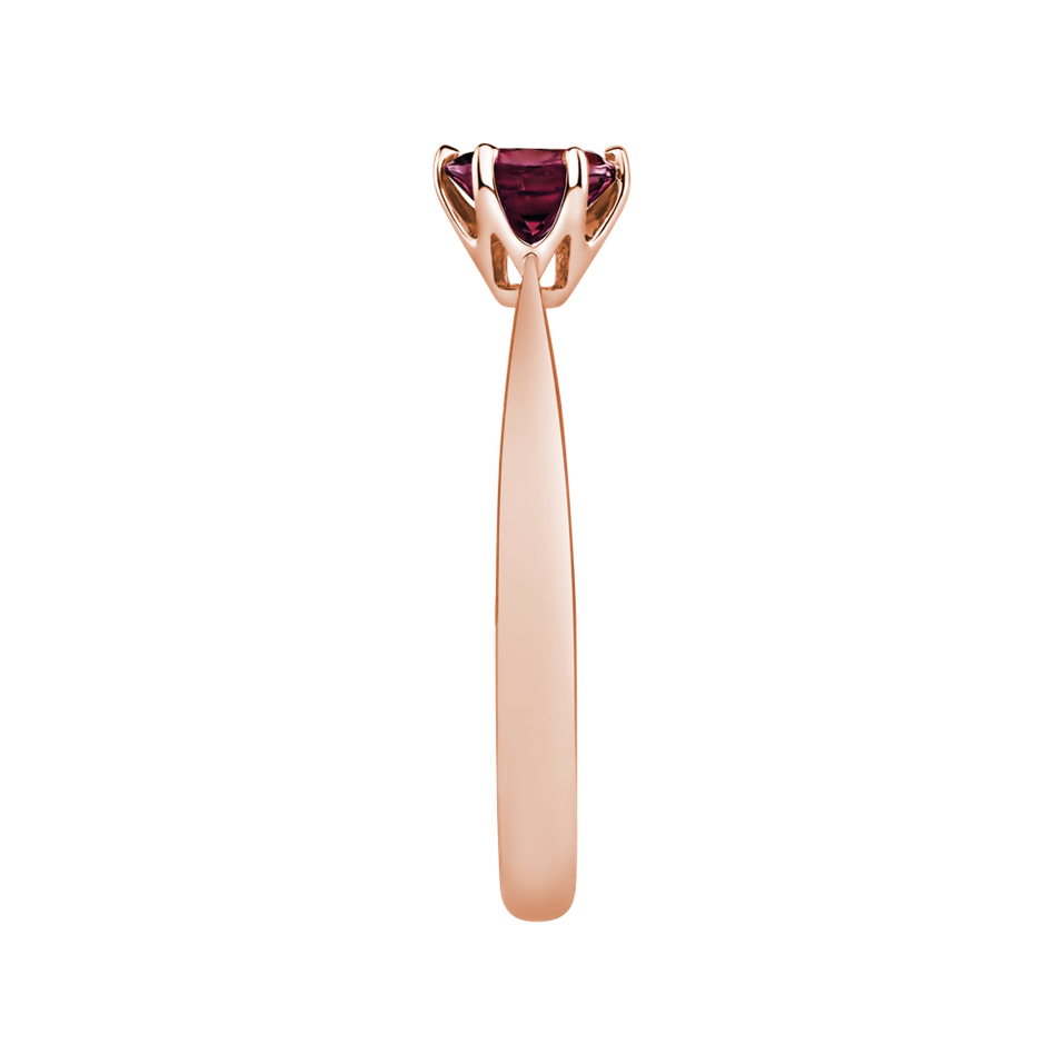 Prsten s rhodolitem Bonbon