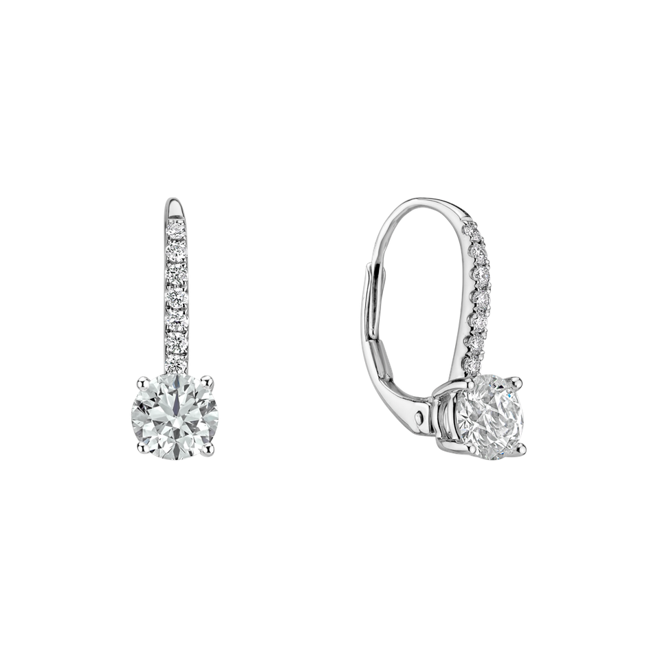 Náušnice s diamanty Famous Glow