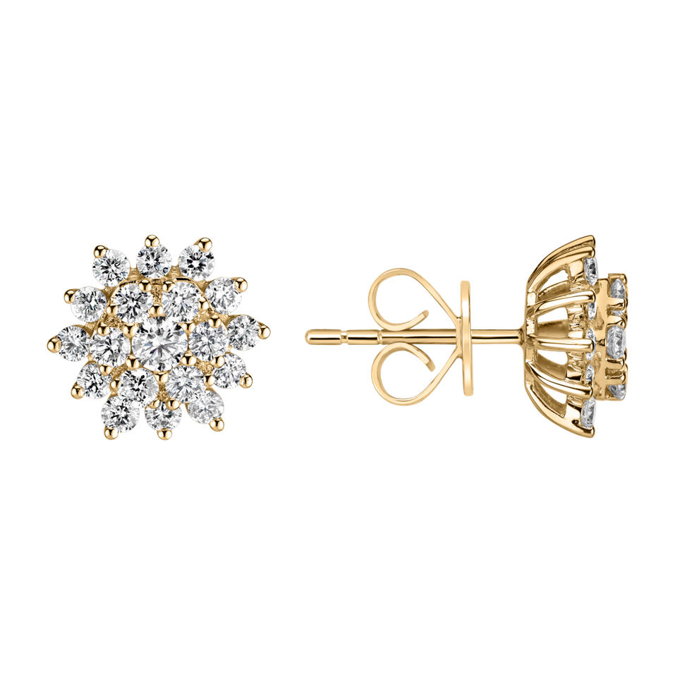 Náušnice s diamanty Evening Sky