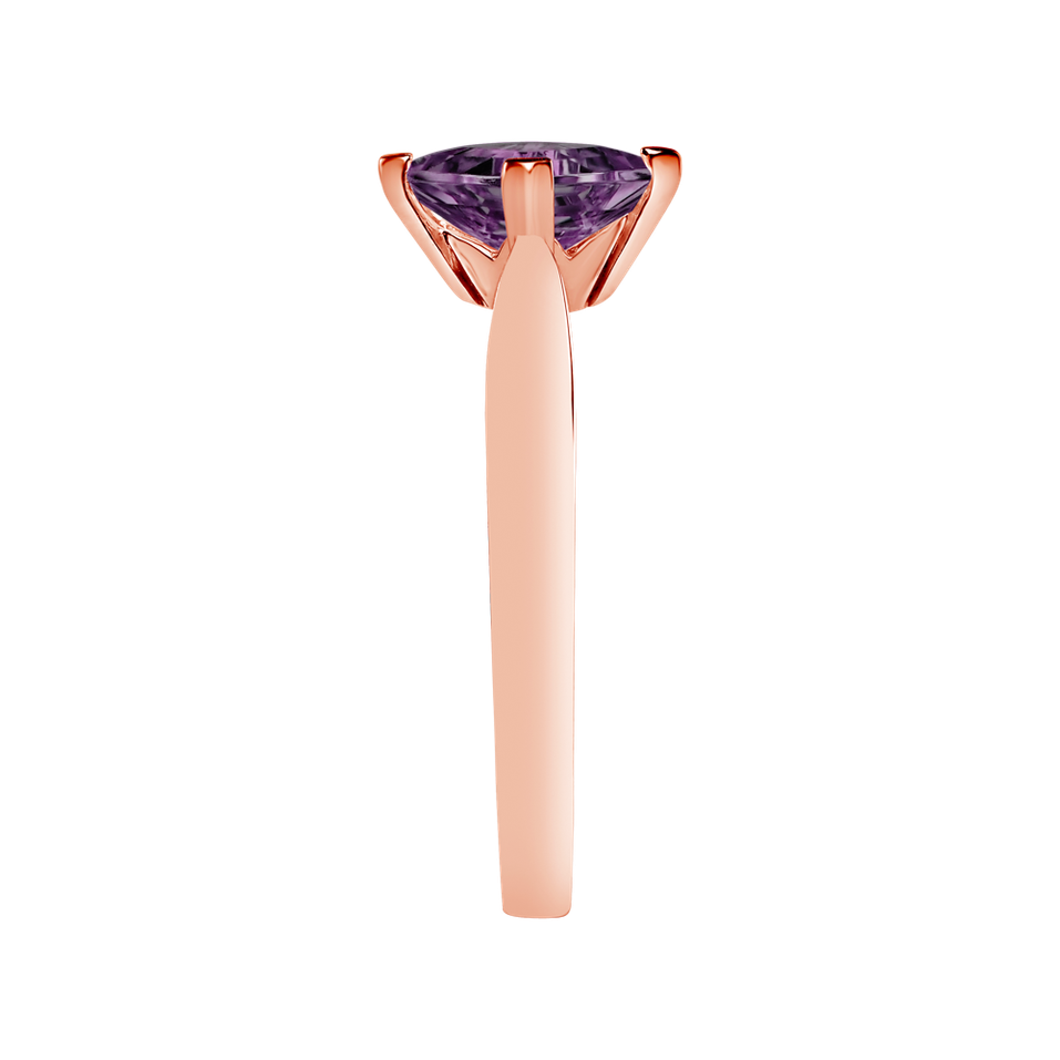 Prsten s ametystem brazil Bonbon