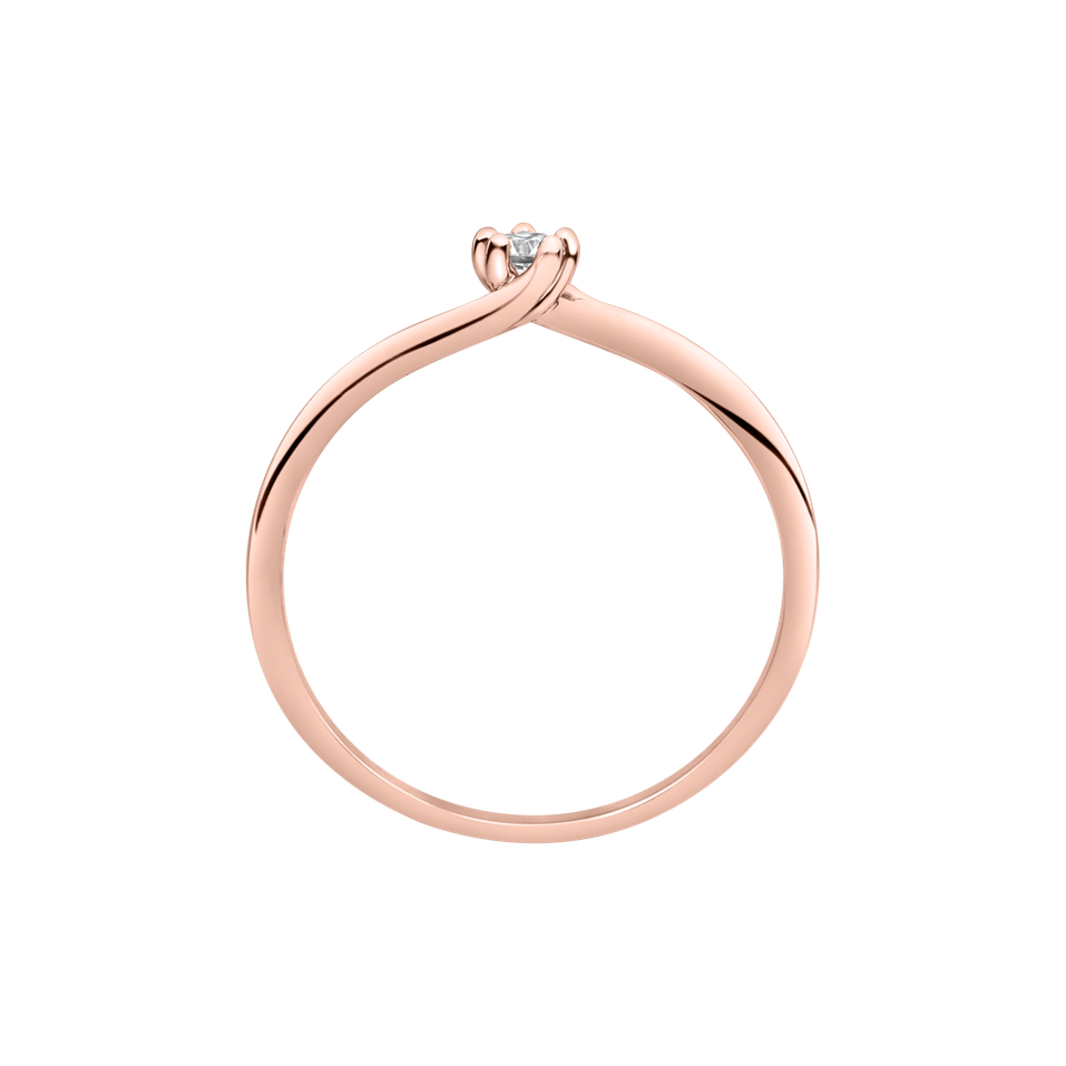 Prsten s diamantem Vivid Love