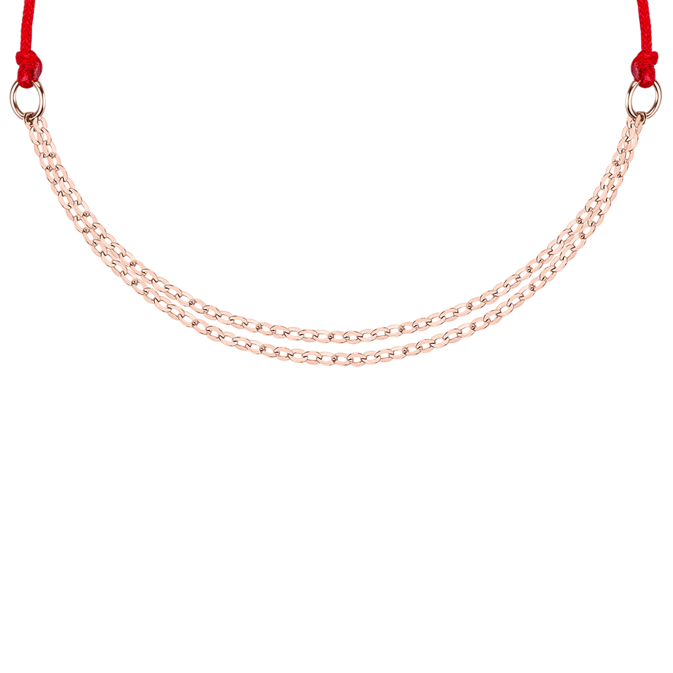 Dámský náramek se šňůrkou Sparkling Chain