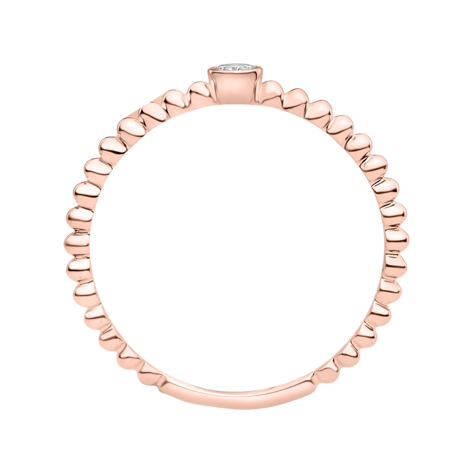 Prsten s diamantem Dot Joy