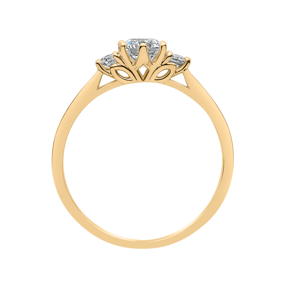 Prsten s diamanty Midnight Serenity