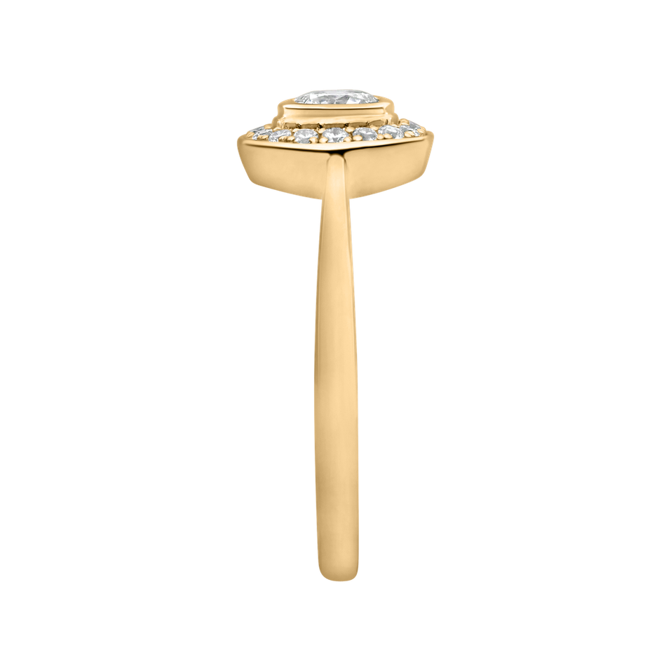 Prsten s diamanty Sun Highness