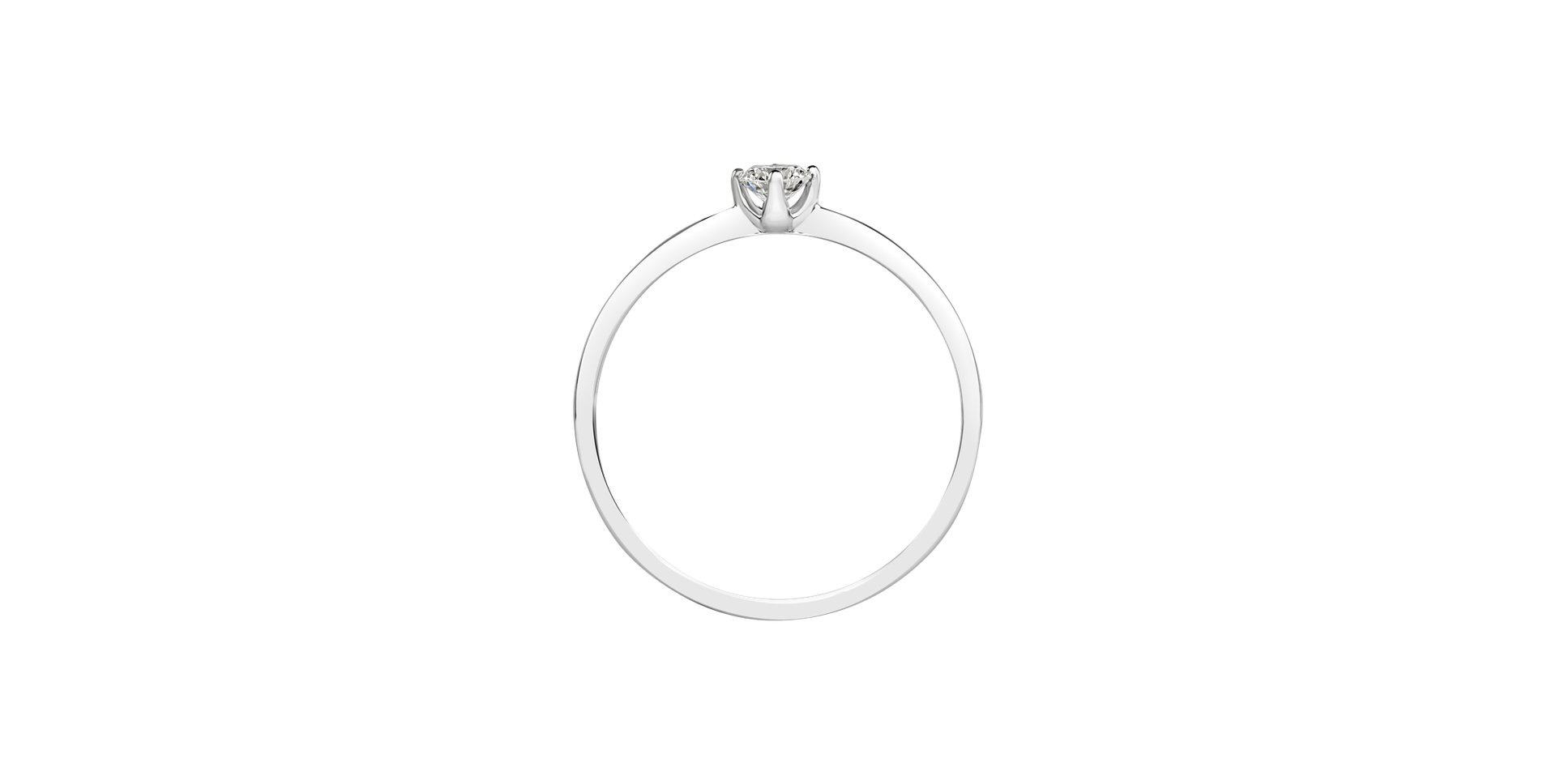 Prsten s diamantem Love Glow