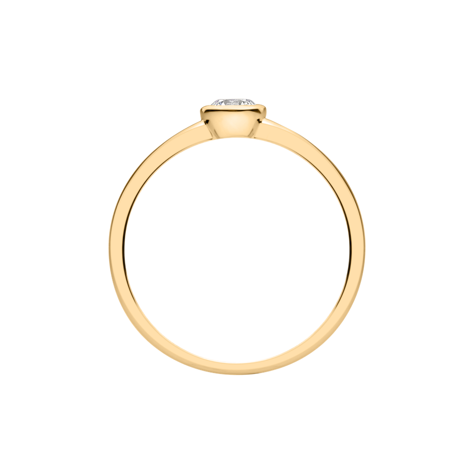 Prsten s diamantem Seductive Glow