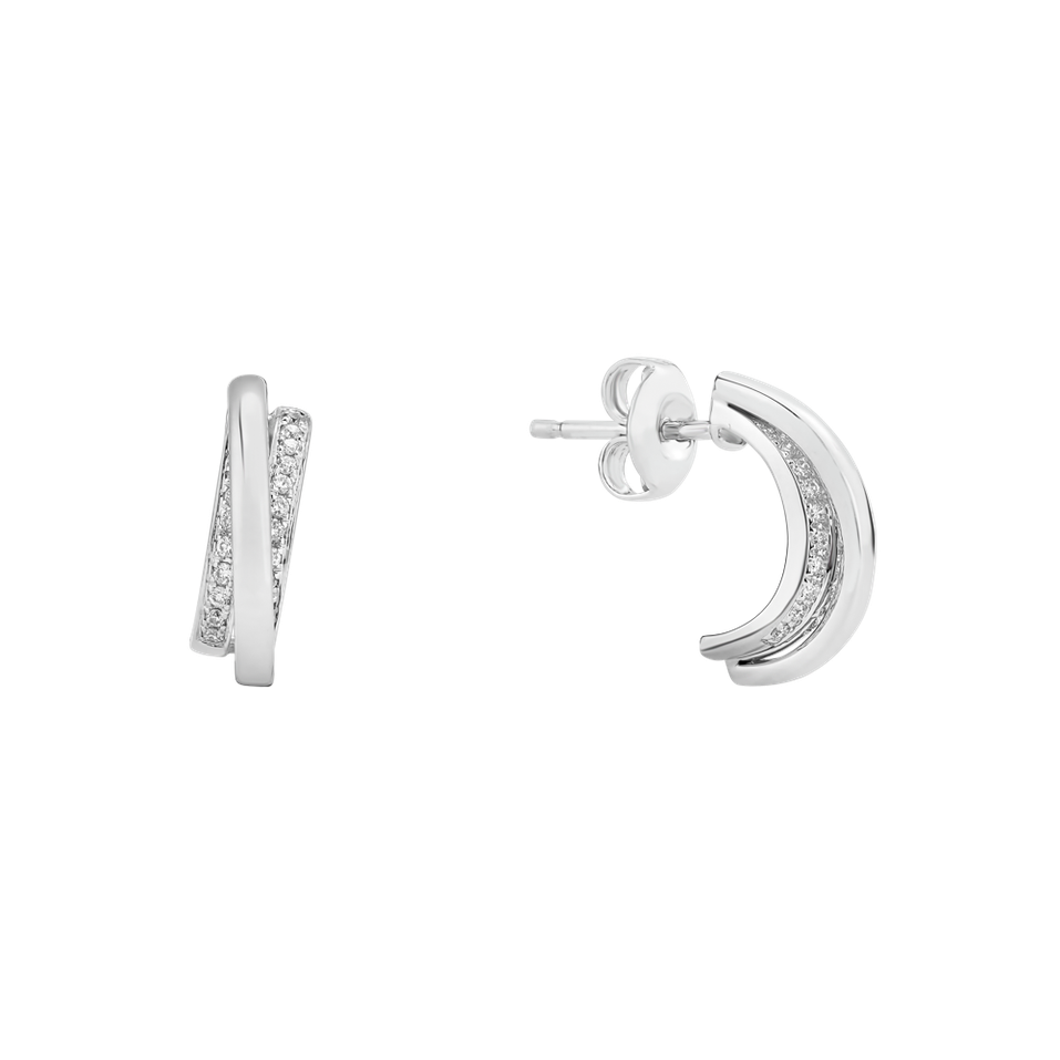 Náušnice s diamanty Dream Wings