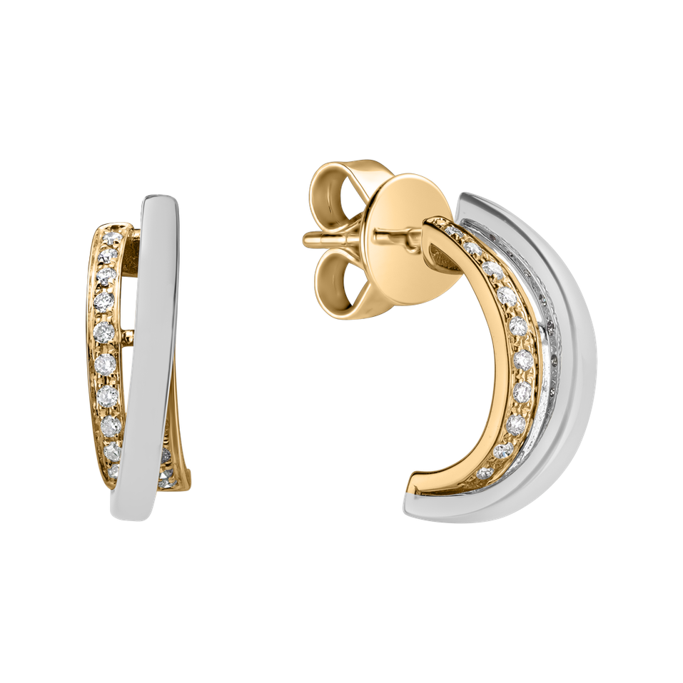 Náušnice s diamanty Dream Wings