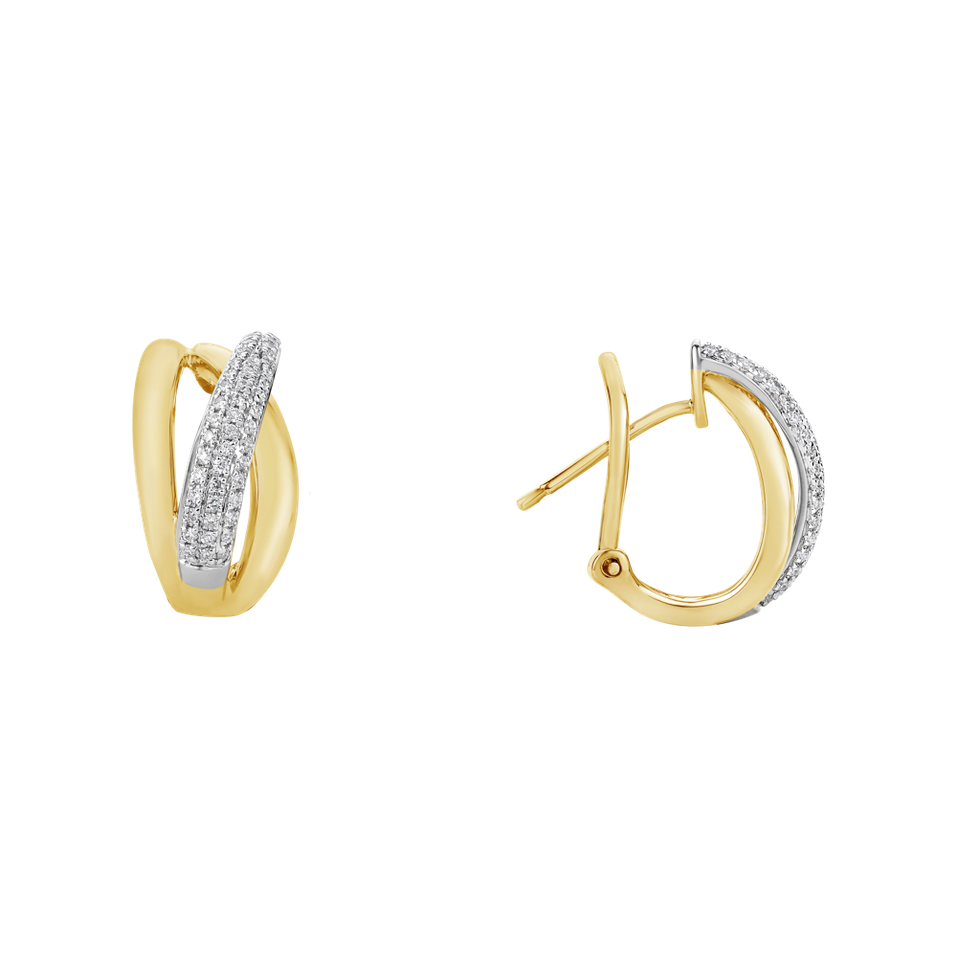 Náušnice s diamanty Sunshine Streamer