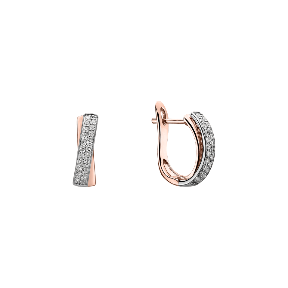 Náušnice s diamanty Sparkling Mosaic