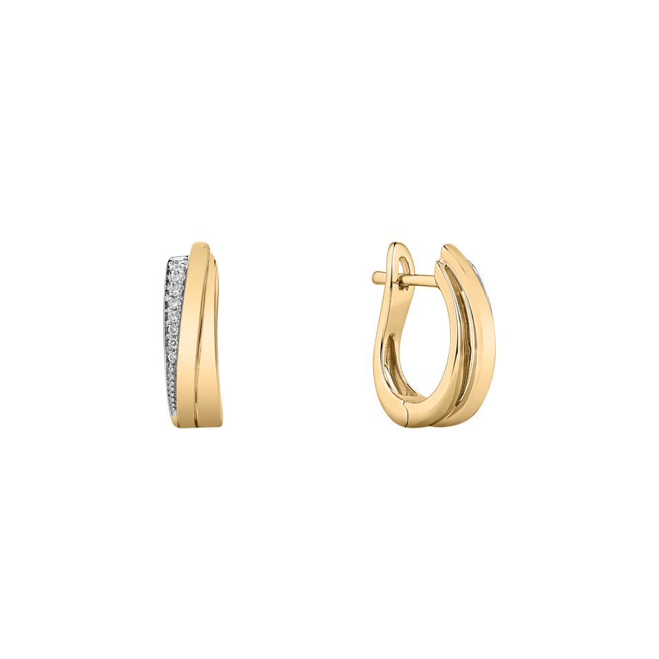 Náušnice s diamanty Dazzling Galaxy