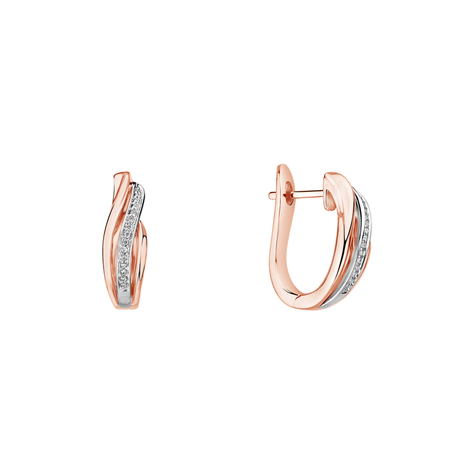 Náušnice s diamanty Precious Ray