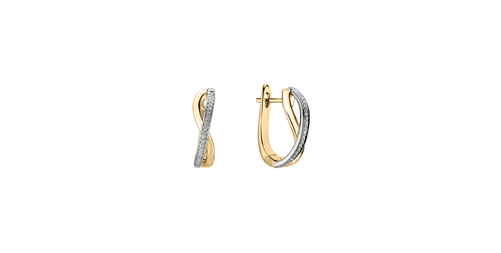 Náušnice s diamanty Royal Node