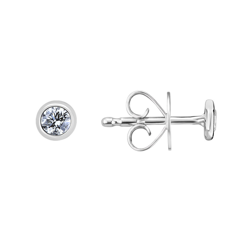 Náušnice s diamantem Shiny Dots