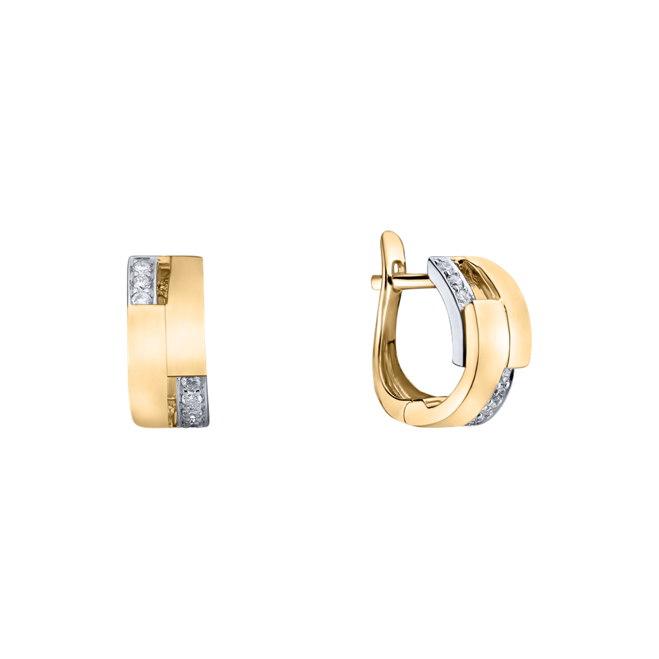 Náušnice s diamanty Star Opium