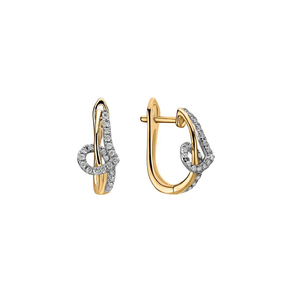 Náušnice s diamanty Shine Melody