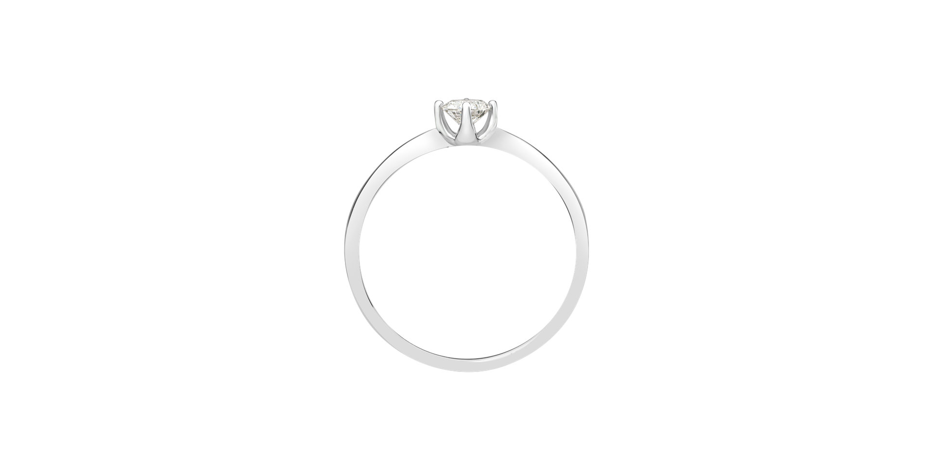 Prsten s diamantem Love Glow