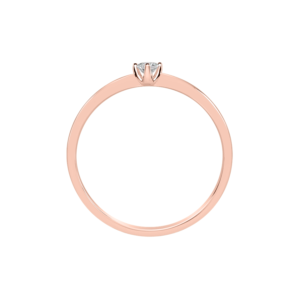 Prsten s diamantem Love Glow