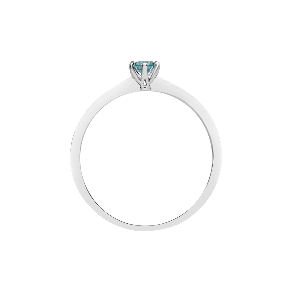 Prsten s modrým diamantem Eternal Joy