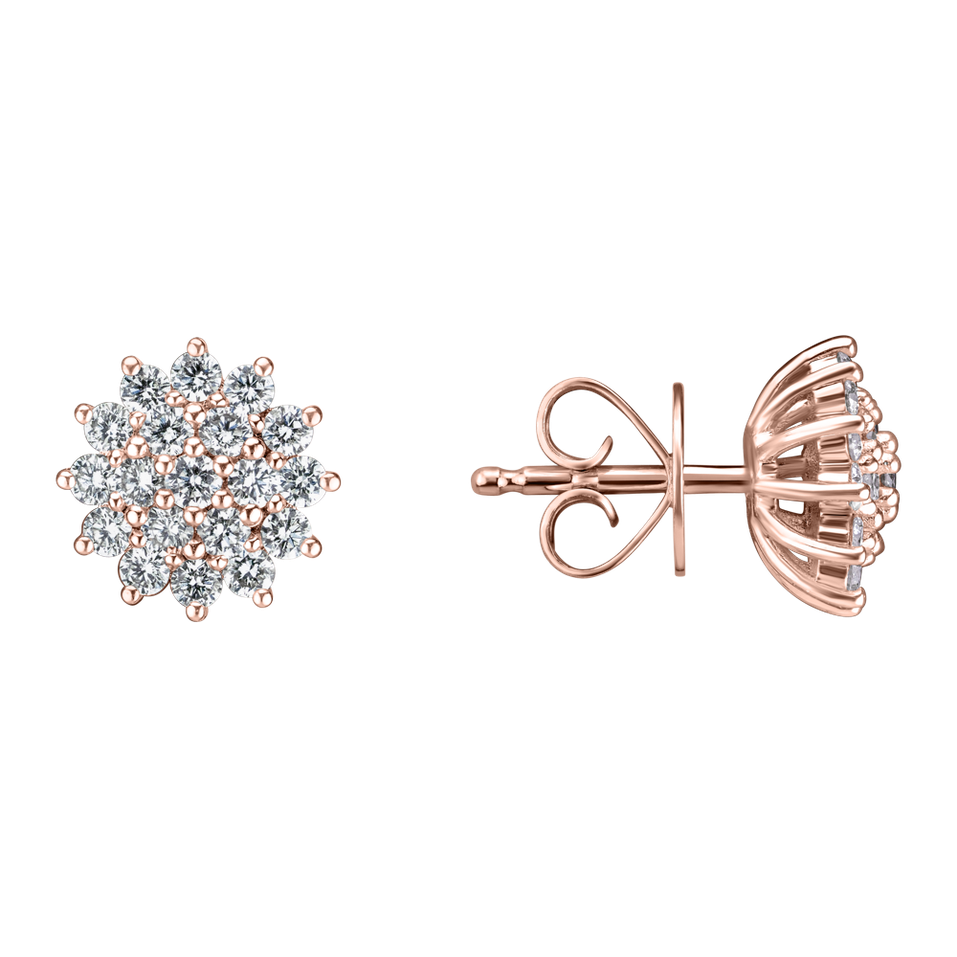 Náušnice s diamanty Midnight Sky