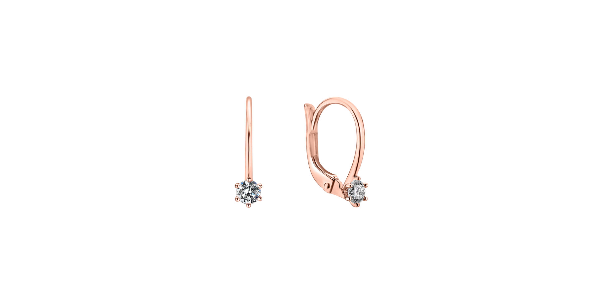 Náušnice s diamantem Everyday Glow