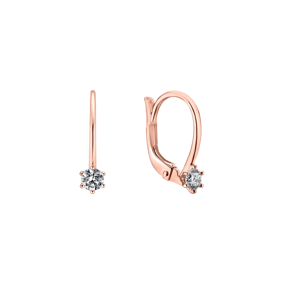 Náušnice s diamantem Everyday Glow