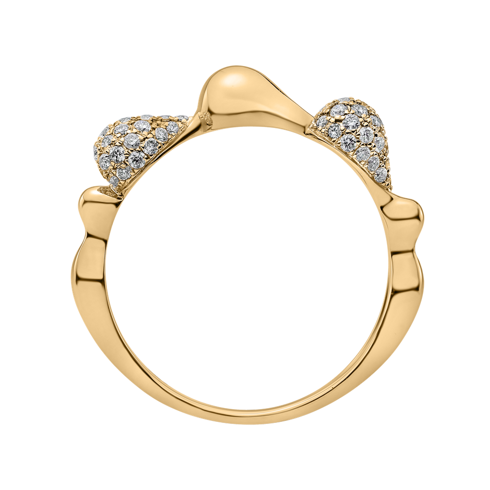 Prsten s diamanty Frozen Tear