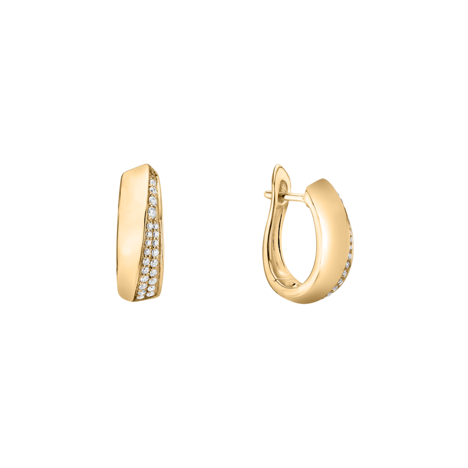 Náušnice s diamanty Flash of Light