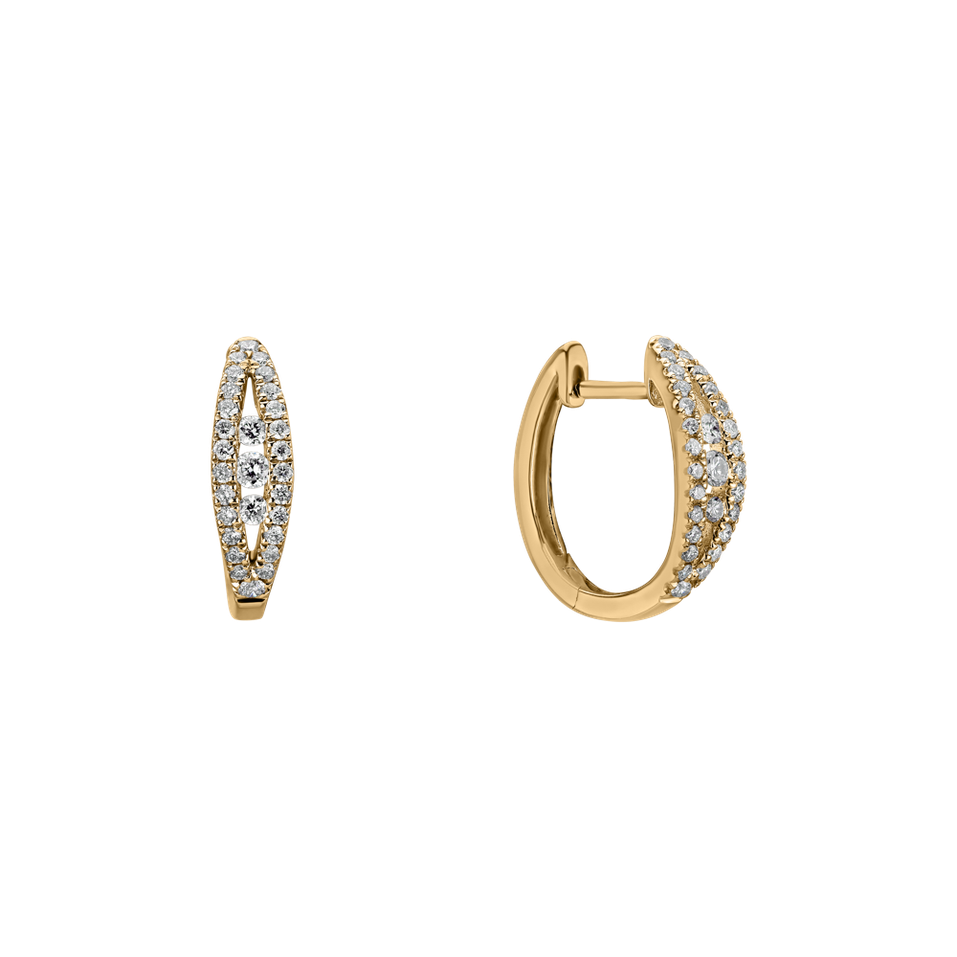 Náušnice s diamanty Heaven Treasure