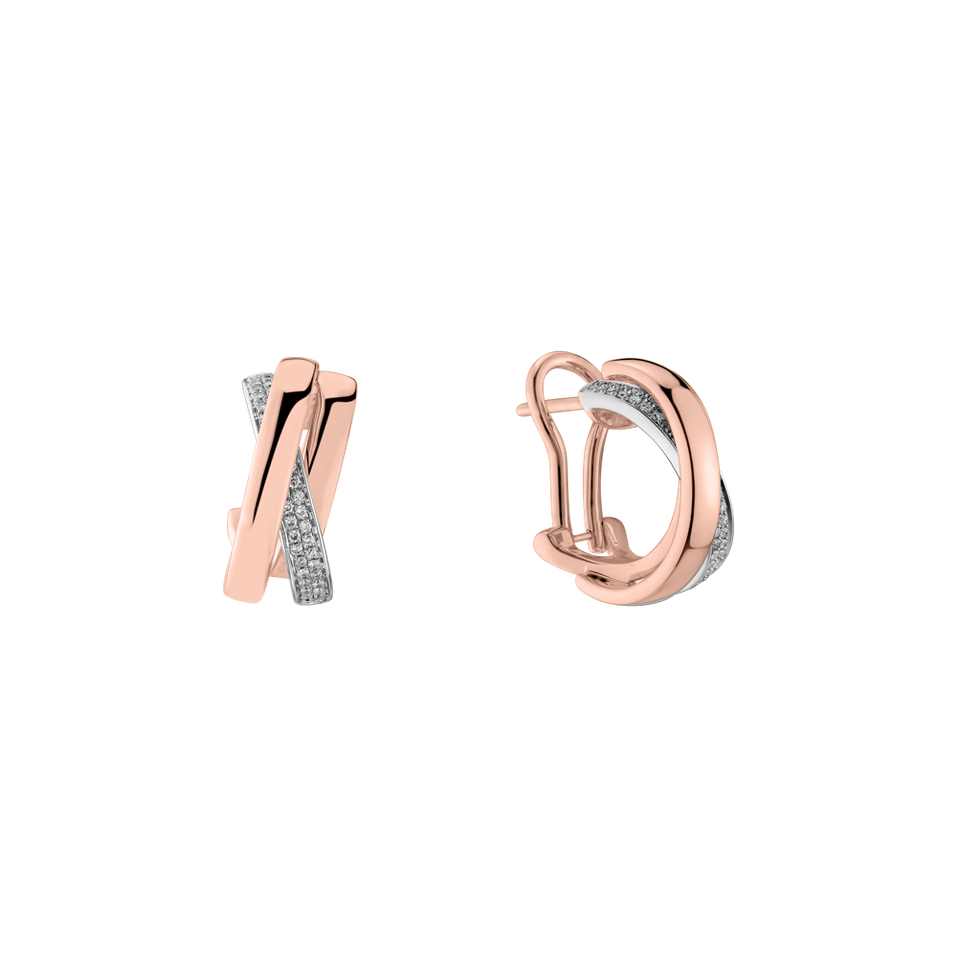 Náušnice s diamanty Miracle Labyrinth