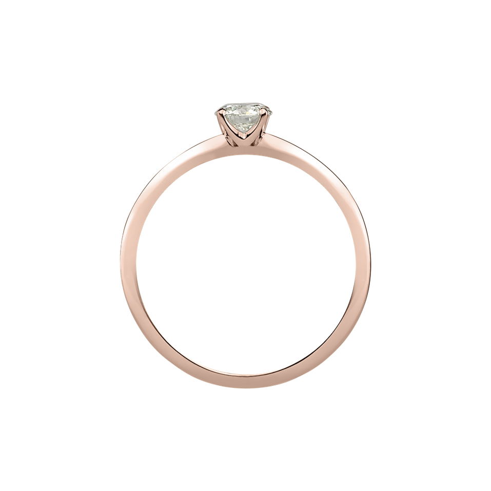 Prsten s diamantem One Love