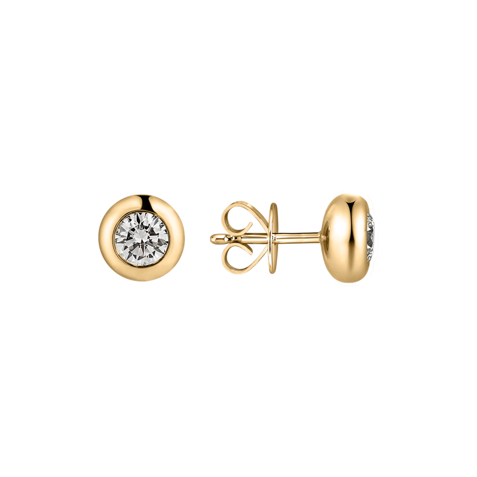 Náušnice s diamantem Sparkling Dots