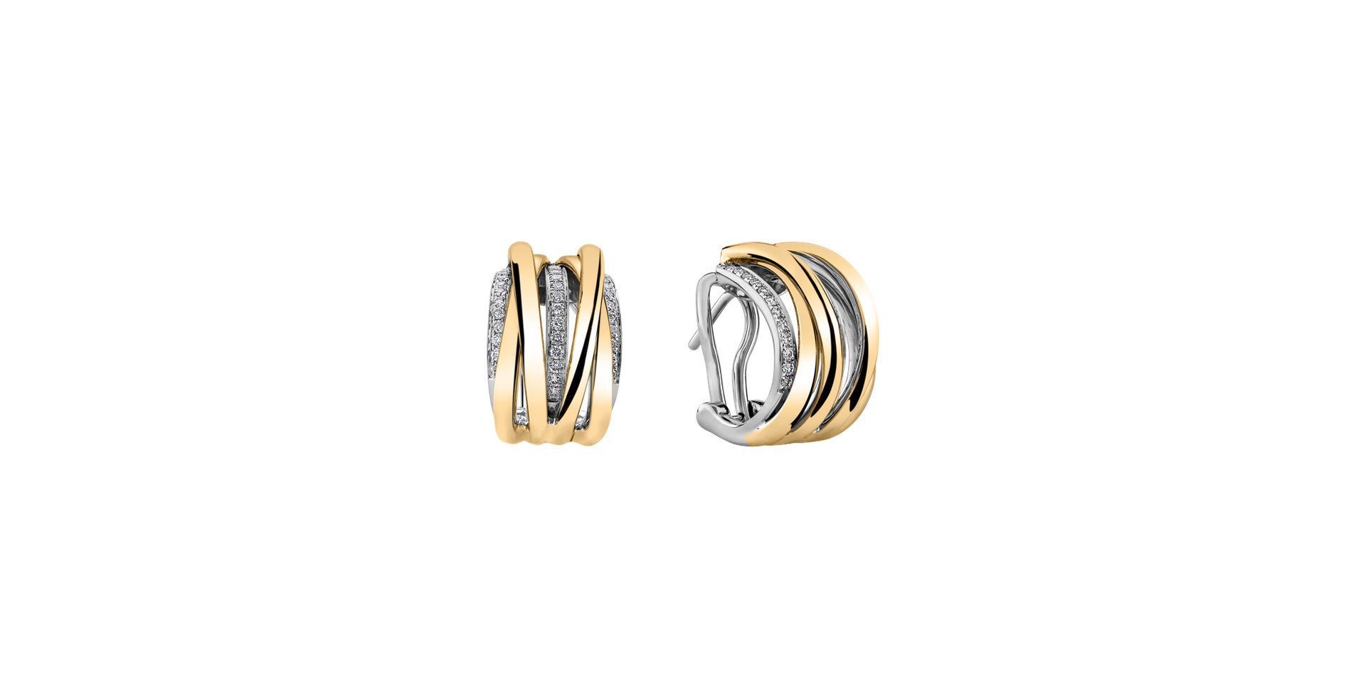 Náušnice s diamanty Luxury Pleasure