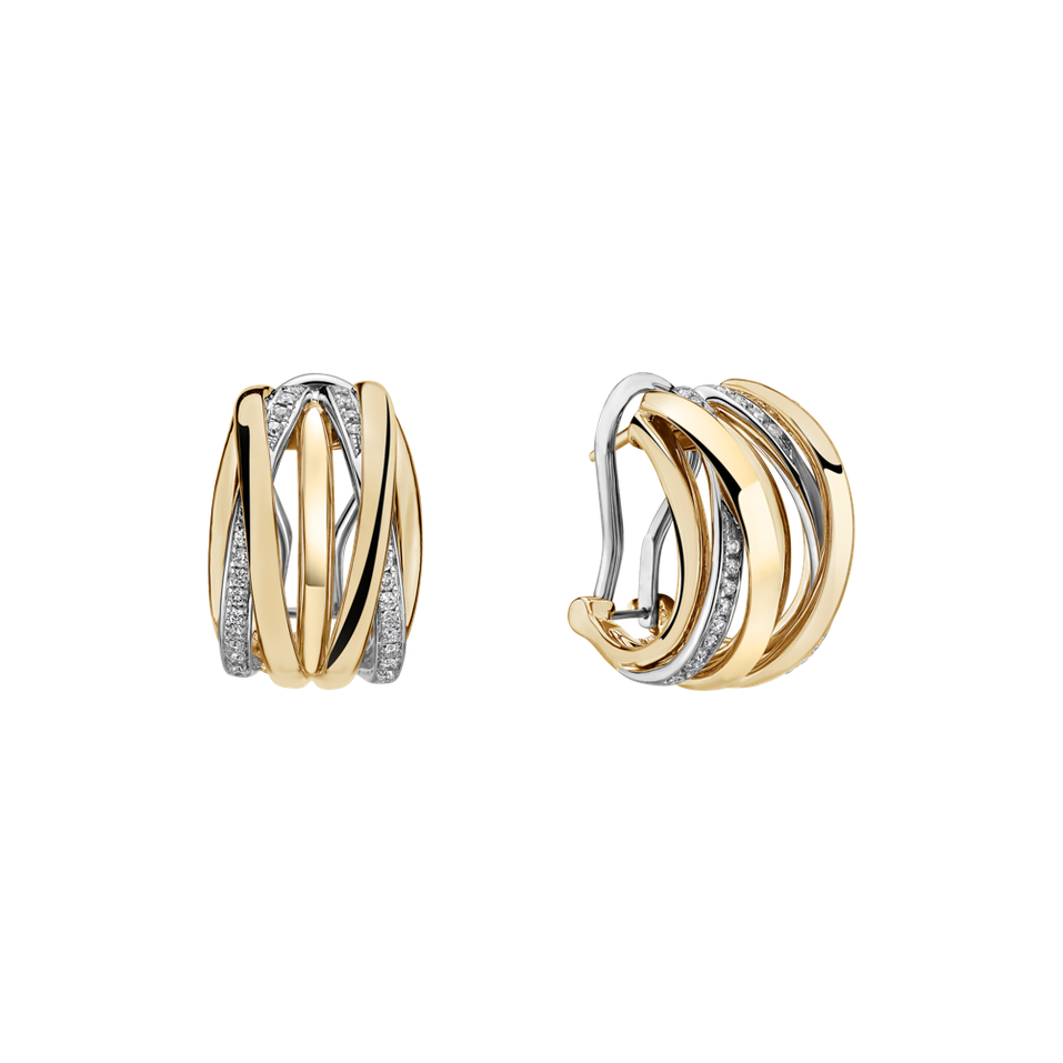 Náušnice s diamanty Luxury Pleasure