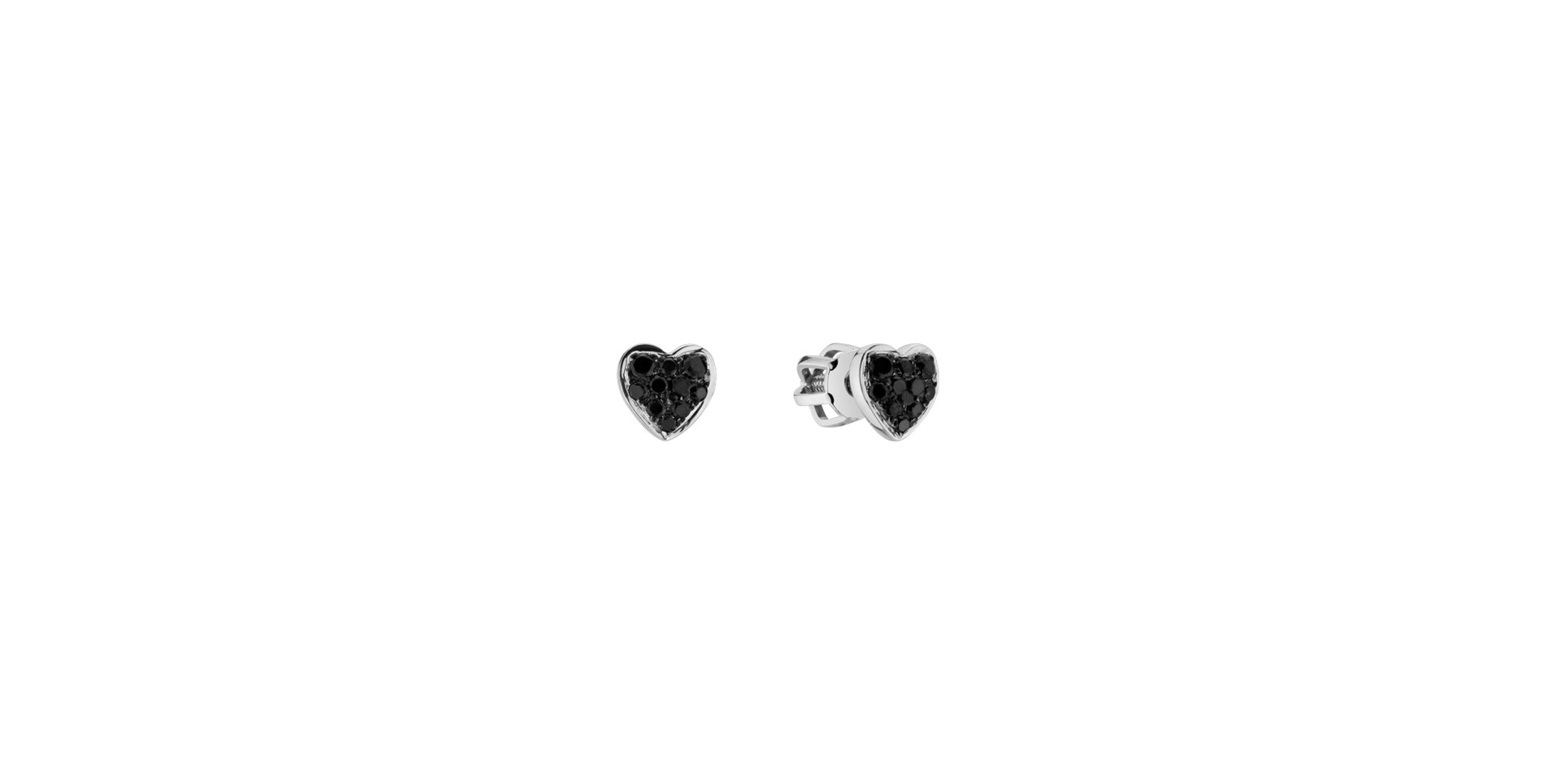 Náušnice s diamanty Amazing Heart