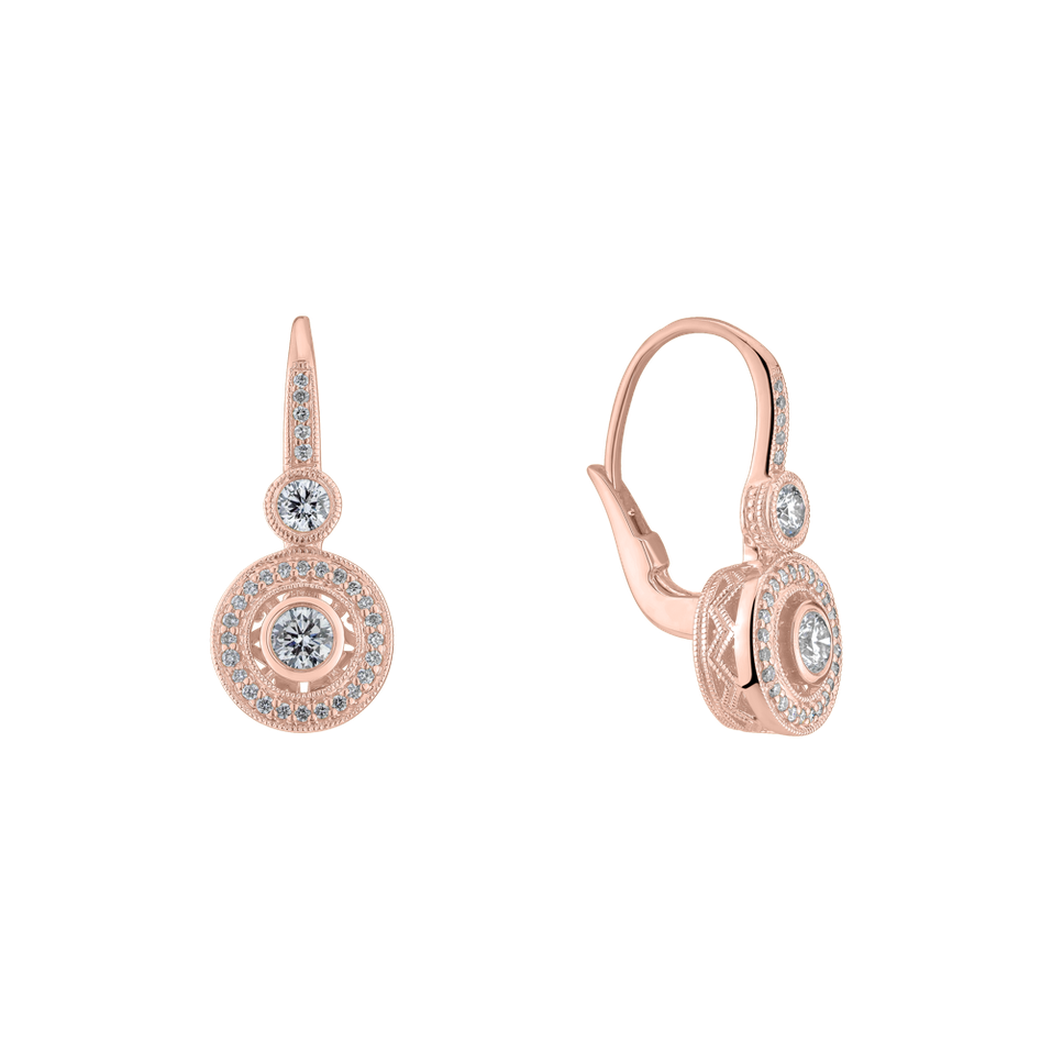 Náušnice s diamanty Monarch Love