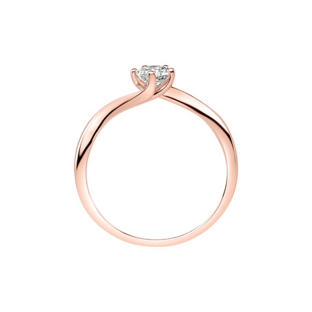 Prsten s diamantem Vivid Love