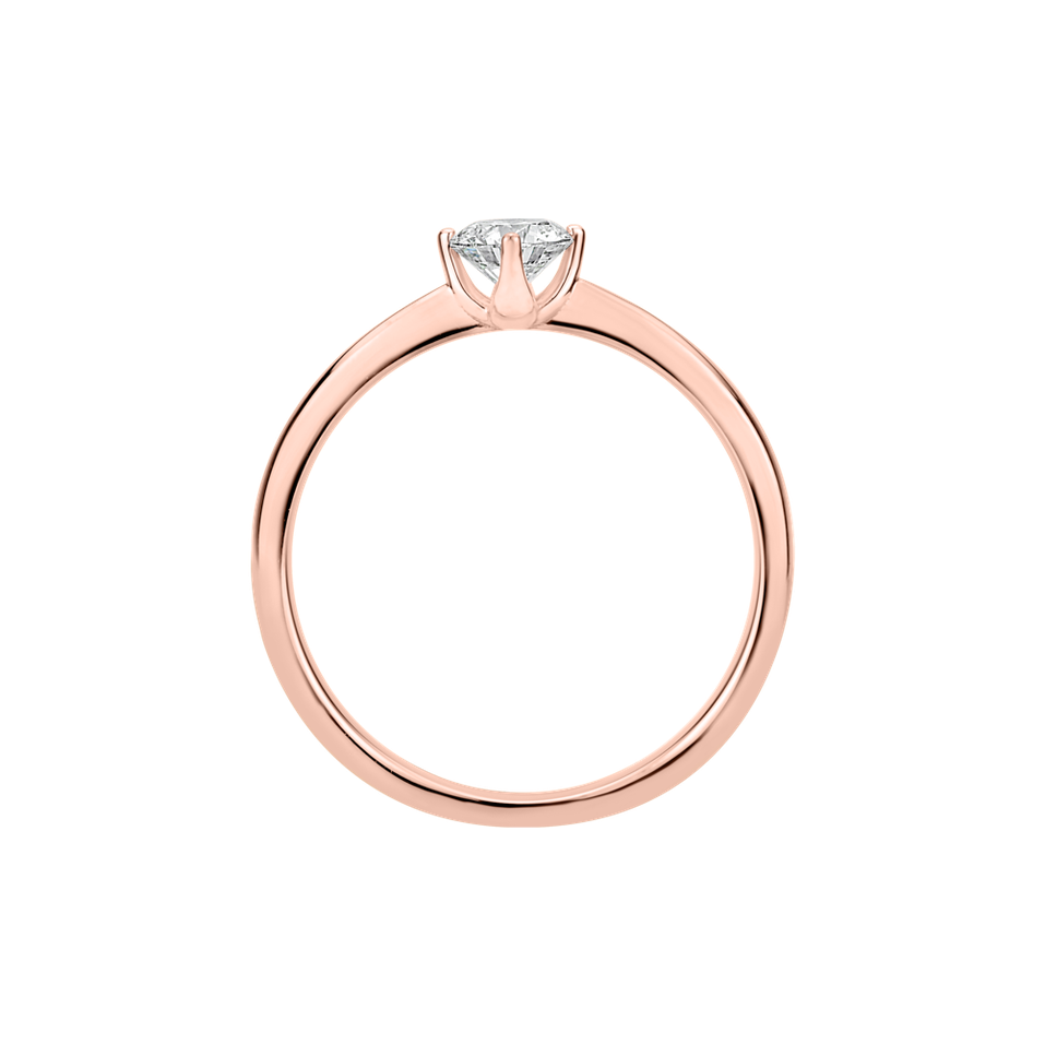 Prsten s diamantem Love Glow