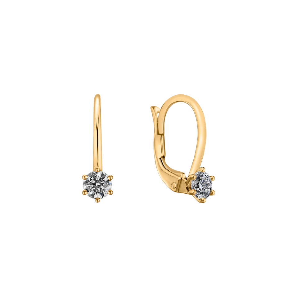 Náušnice s diamantem Everyday Glow