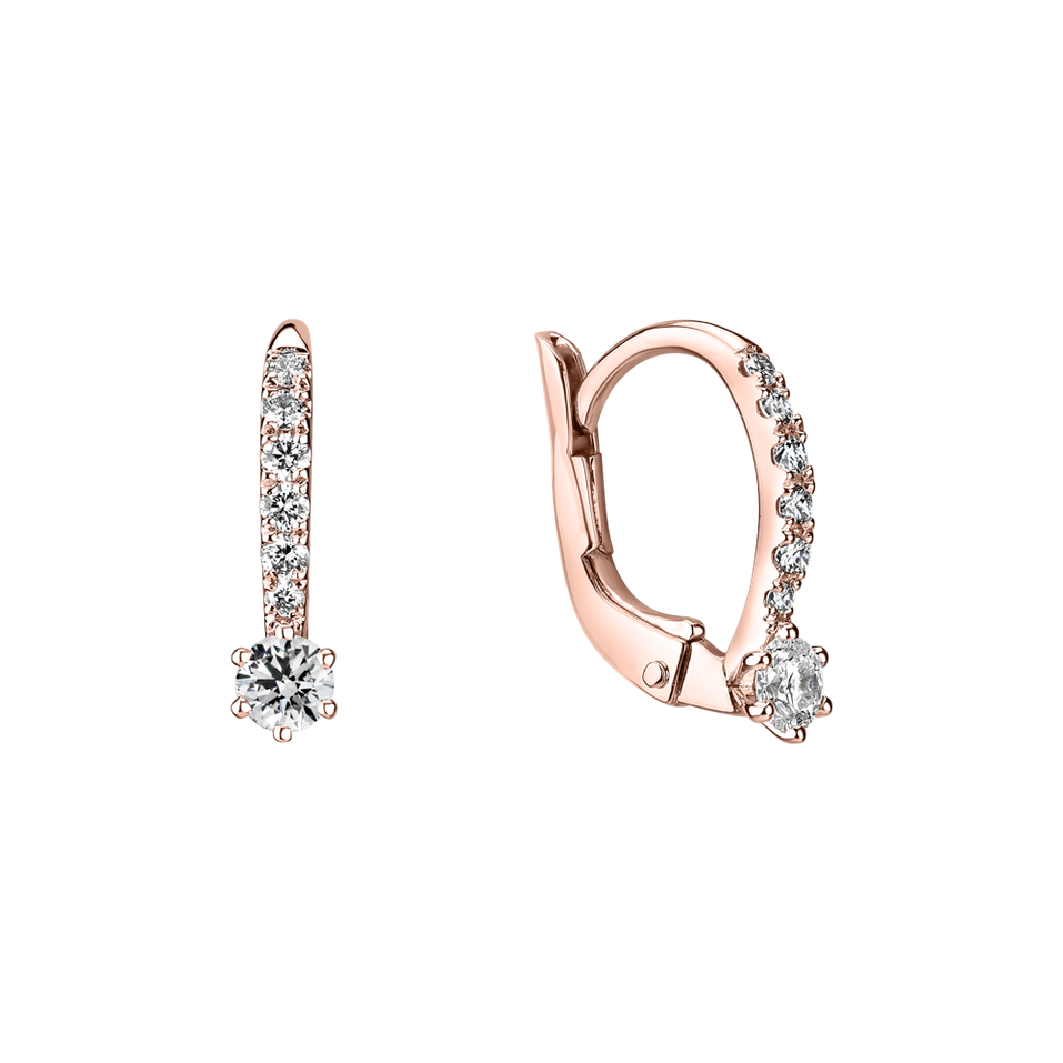 Náušnice s diamanty Essential Glow