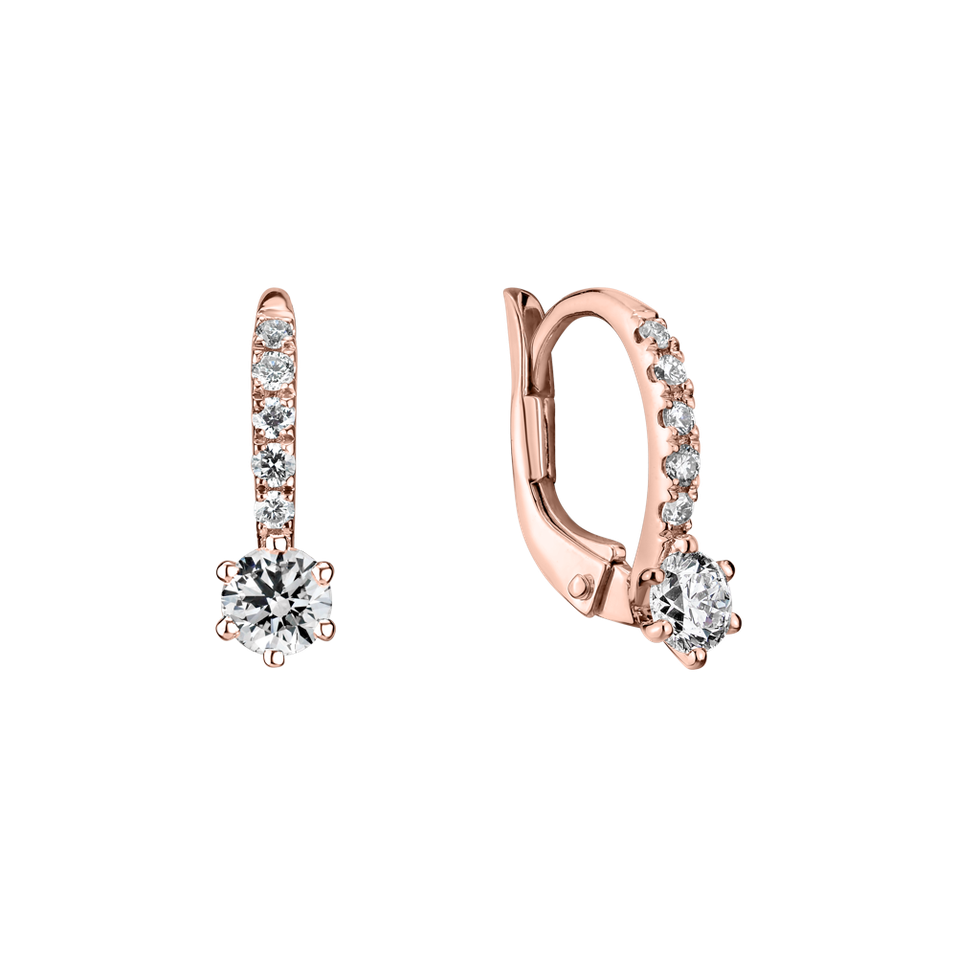 Náušnice s diamanty Essential Glow