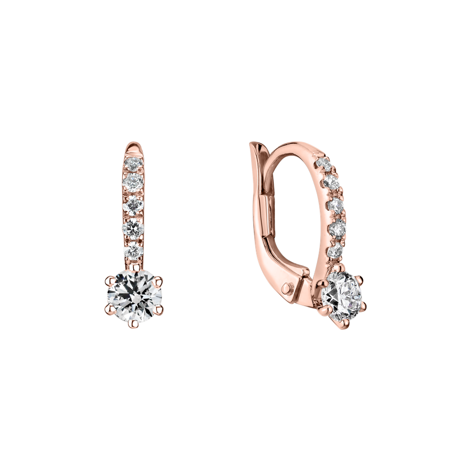 Náušnice s diamanty Sparkless