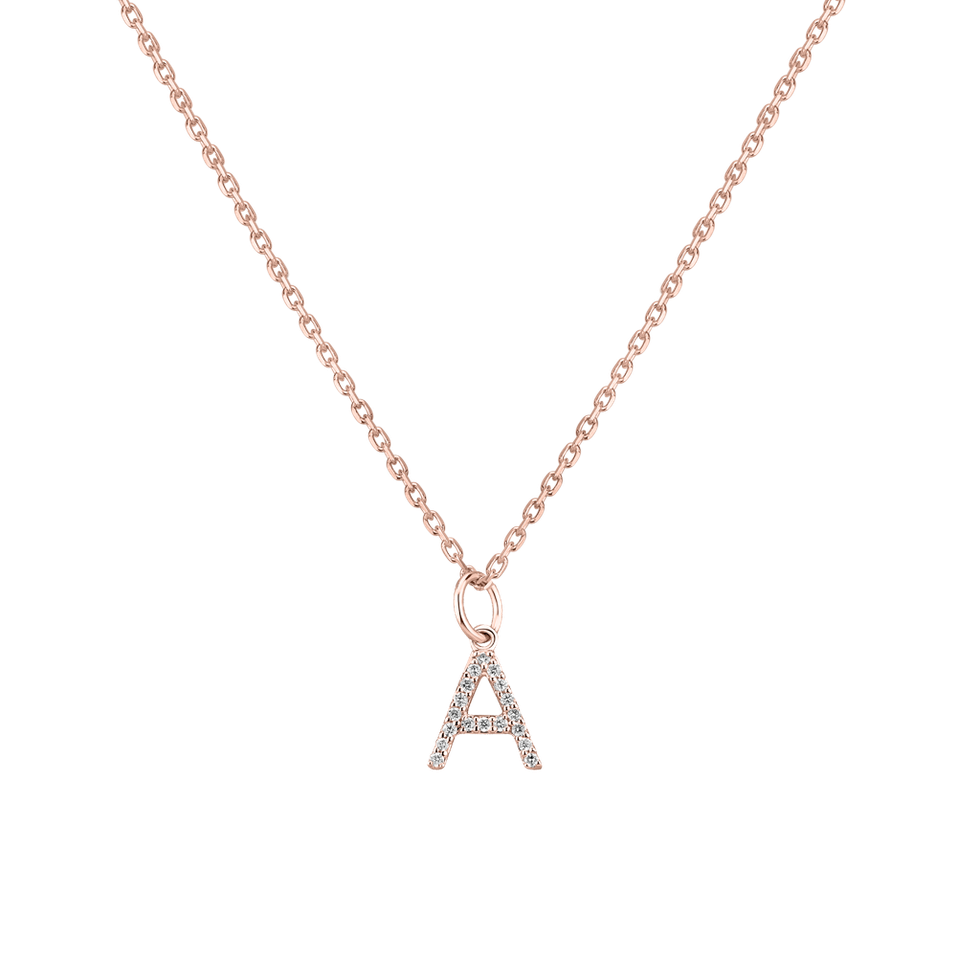 Přívěsek s diamanty Line Glitter A